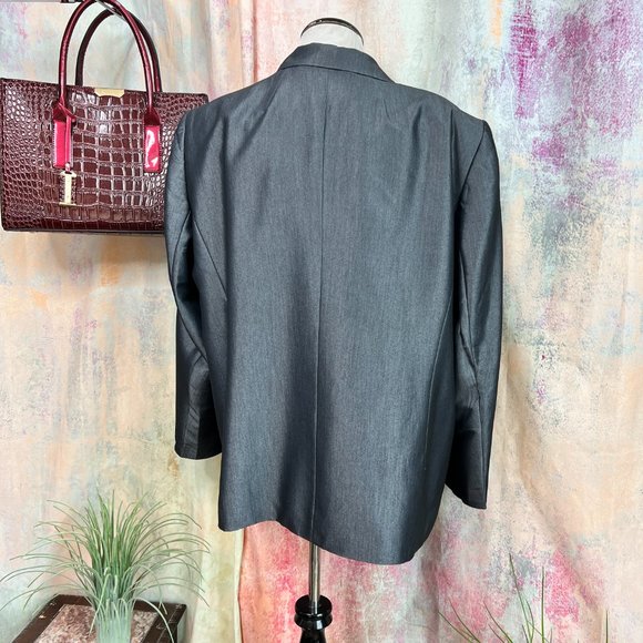 VTG📌Gerry Weber Timeless and Elegant Silver Gray Business Blazer -Suit Jacket - Picture 2 of 15